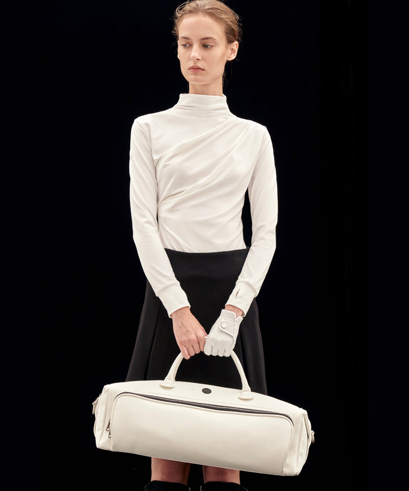 Anell Golf Wearing Boston Bag - Matte White