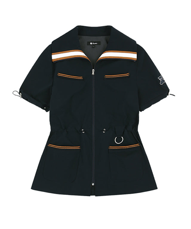 [Warehouse Sale]  AVEN Stretch Even Bear Vest Jacket - Navy