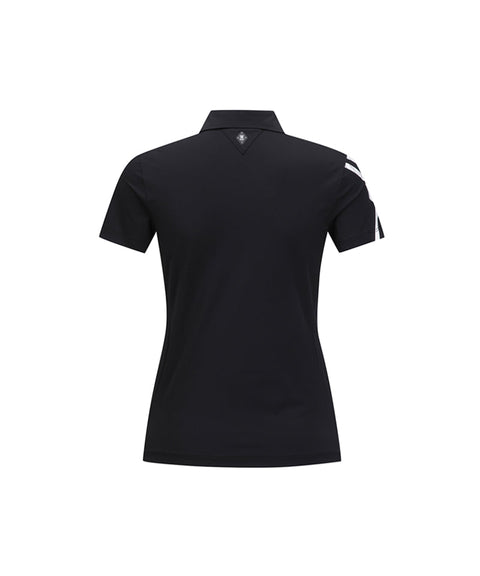 ANEW Golf Women's SM Logo Point Short T-Shirt - Black