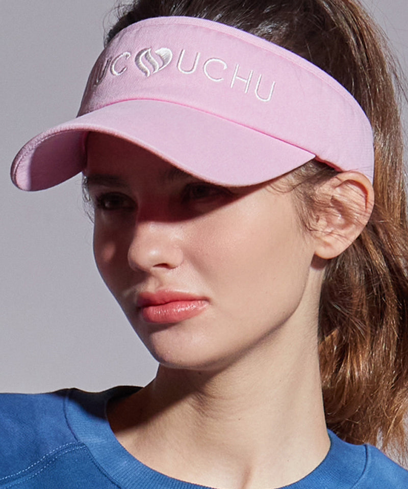CHUCUCHU Spring Heart Visor - Pink
