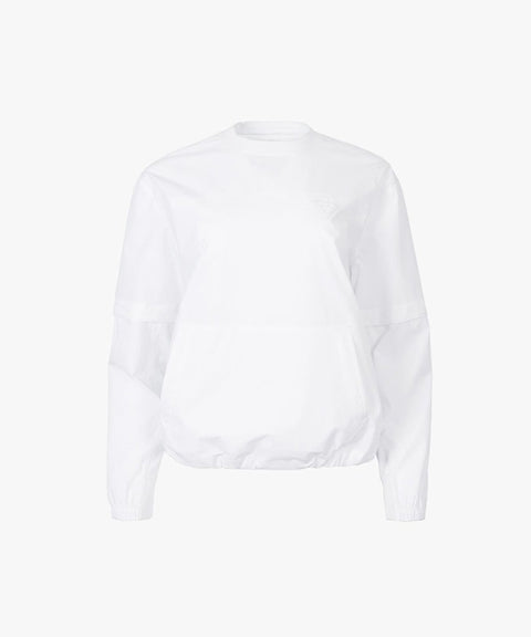 CREVE NINE: Sleeve Removable Field Anorak - White