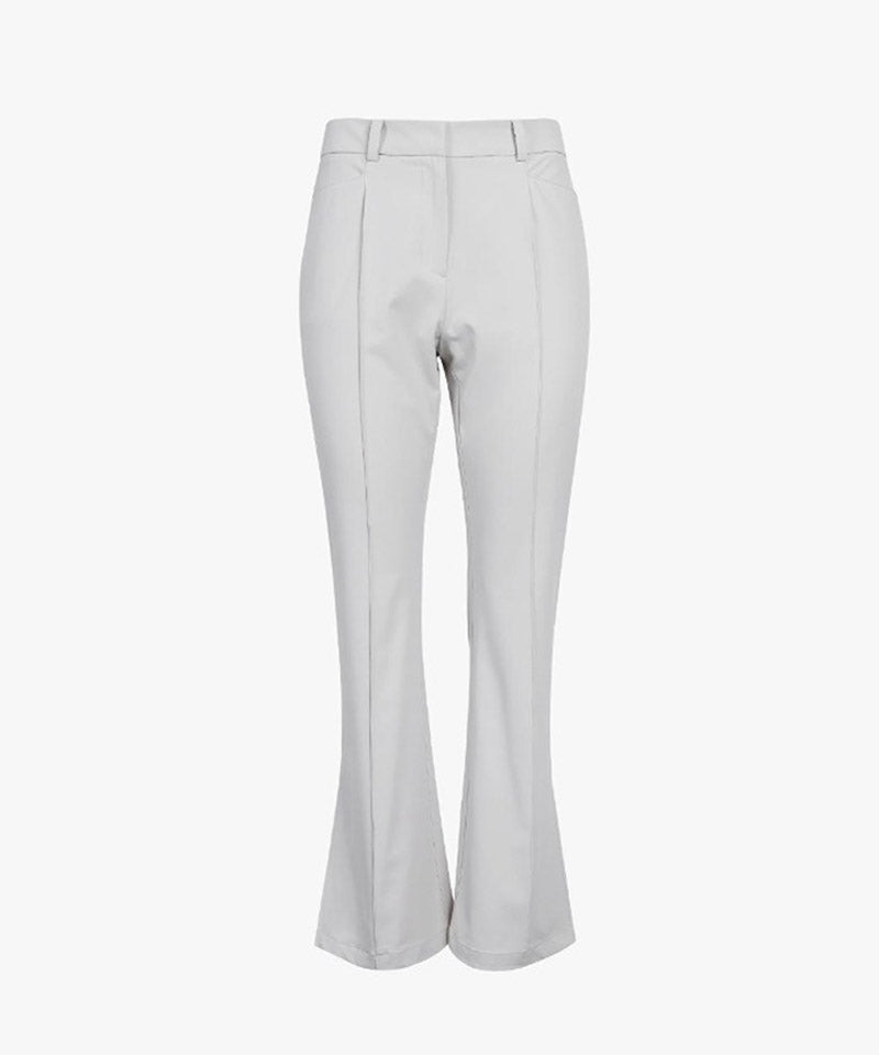 CREVE NINE: Pantaloon Bootcut Pants - Ivory