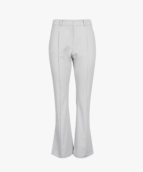CREVE NINE: Pantaloon Bootcut Pants - Ivory