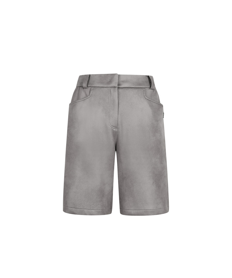 Amazing Cre Women's host Smog Long Shorts - Light Gray
