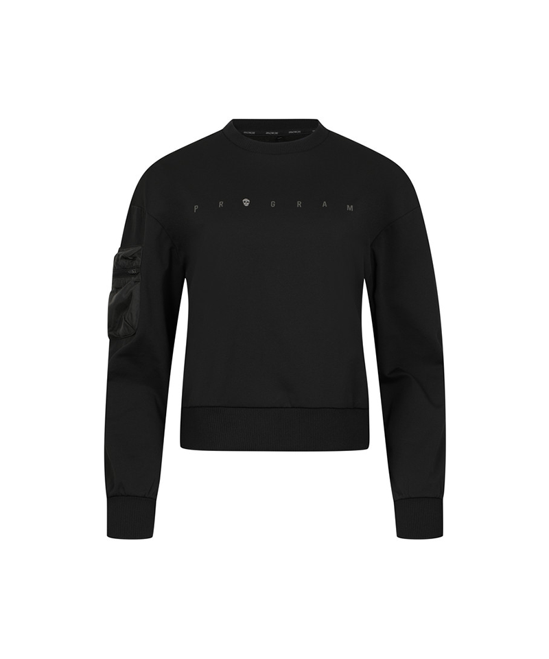 Amazing Cre Women's Program-Kit Sweat Shirt - Black