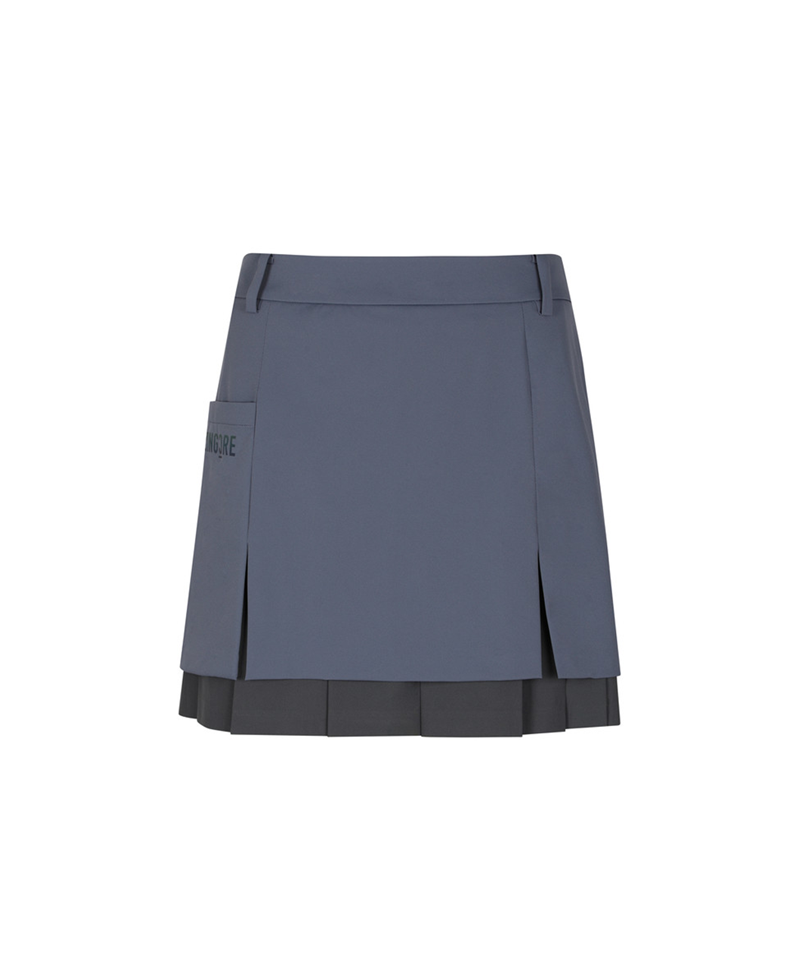 Amazing Cre Women's Essential Slit Skirt - Navy