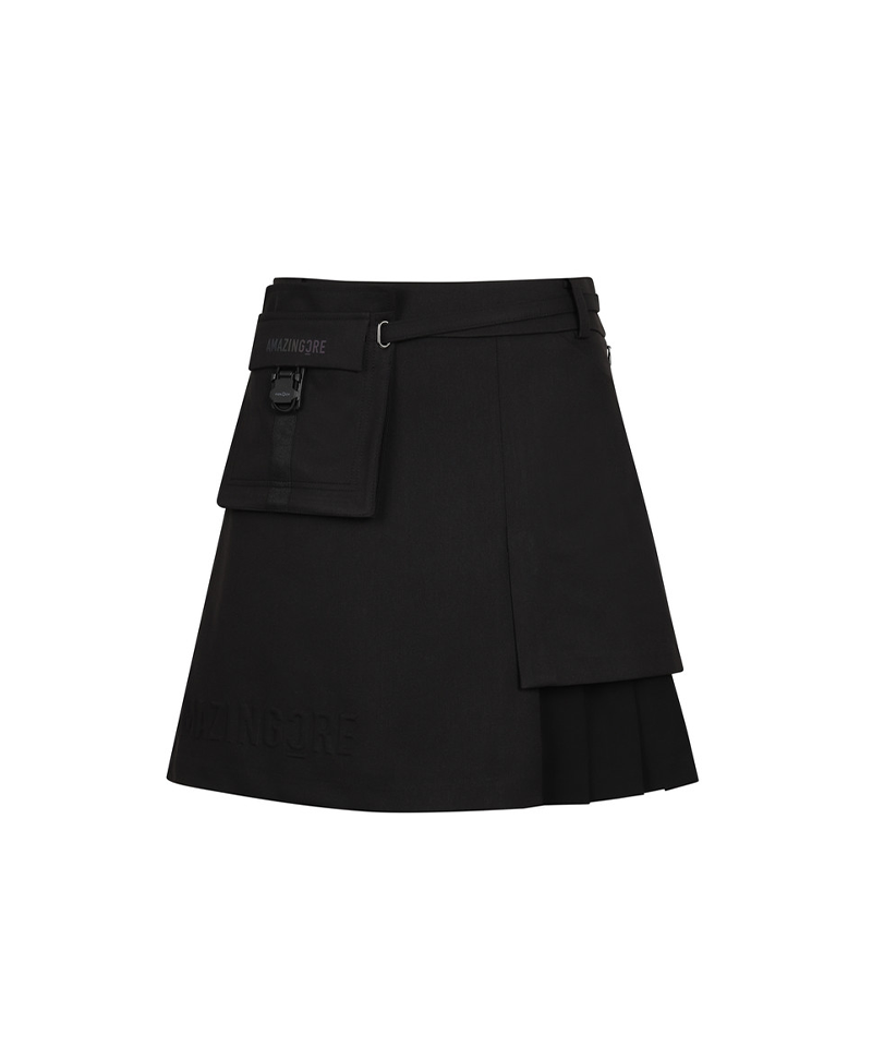 Amazing Cre Women's SP3 Modular System Long Golf Skirt - Black