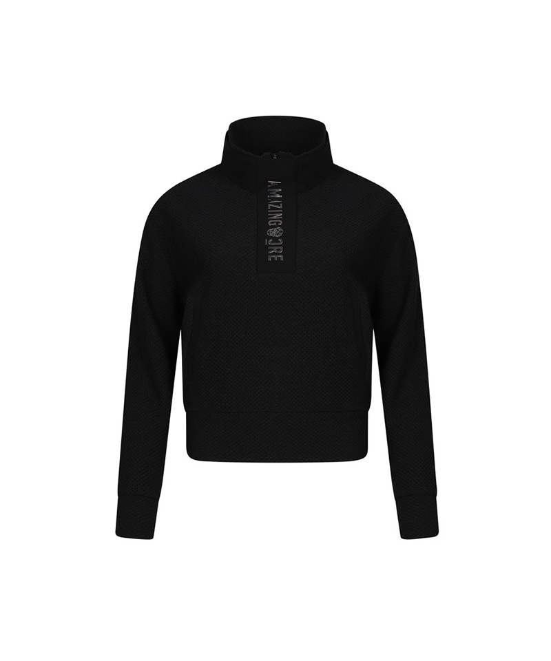 Amazing Cre Women's Tech Wool Hive T-Shirt - Dark Grey