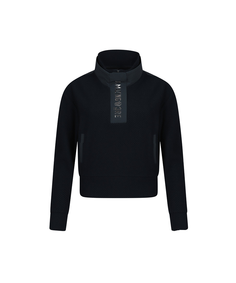 Amazing Cre Women's Tech Wool Hive T-Shirt - Navy