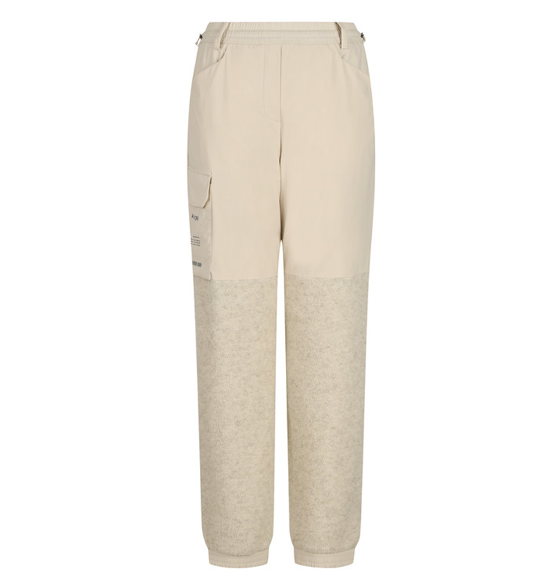 Amazing Cre Women's Fluffy Hive Pants - Light Beige