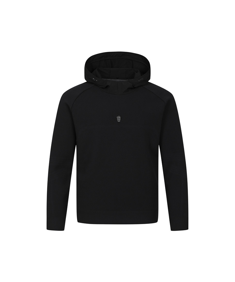 Amazing Cre Unisex Infinity Hive Windblock Sweater - Black