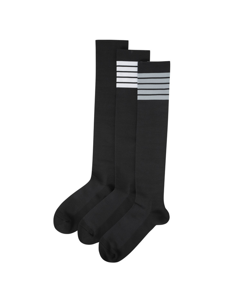 Amazing Cre 3Piece Knee Socks - Black