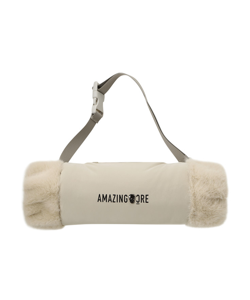 Amazing Cre Fur Hand Warmer - Stone