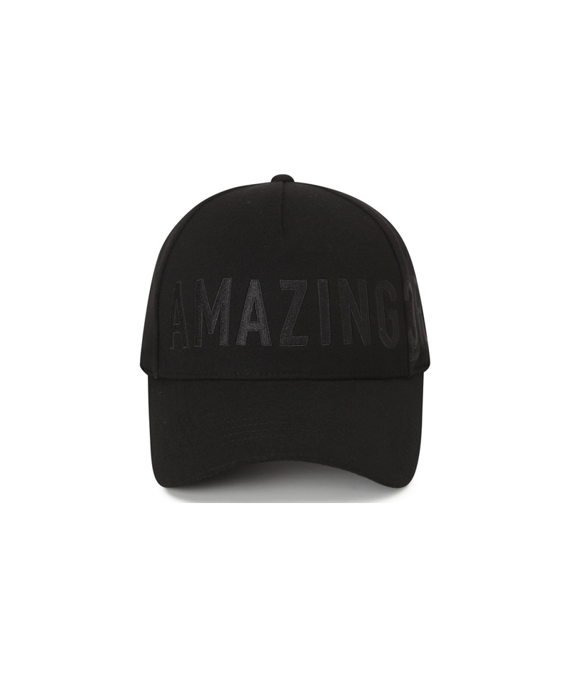 Amazing Cre Unisex Wool Like Standard Cap - Black