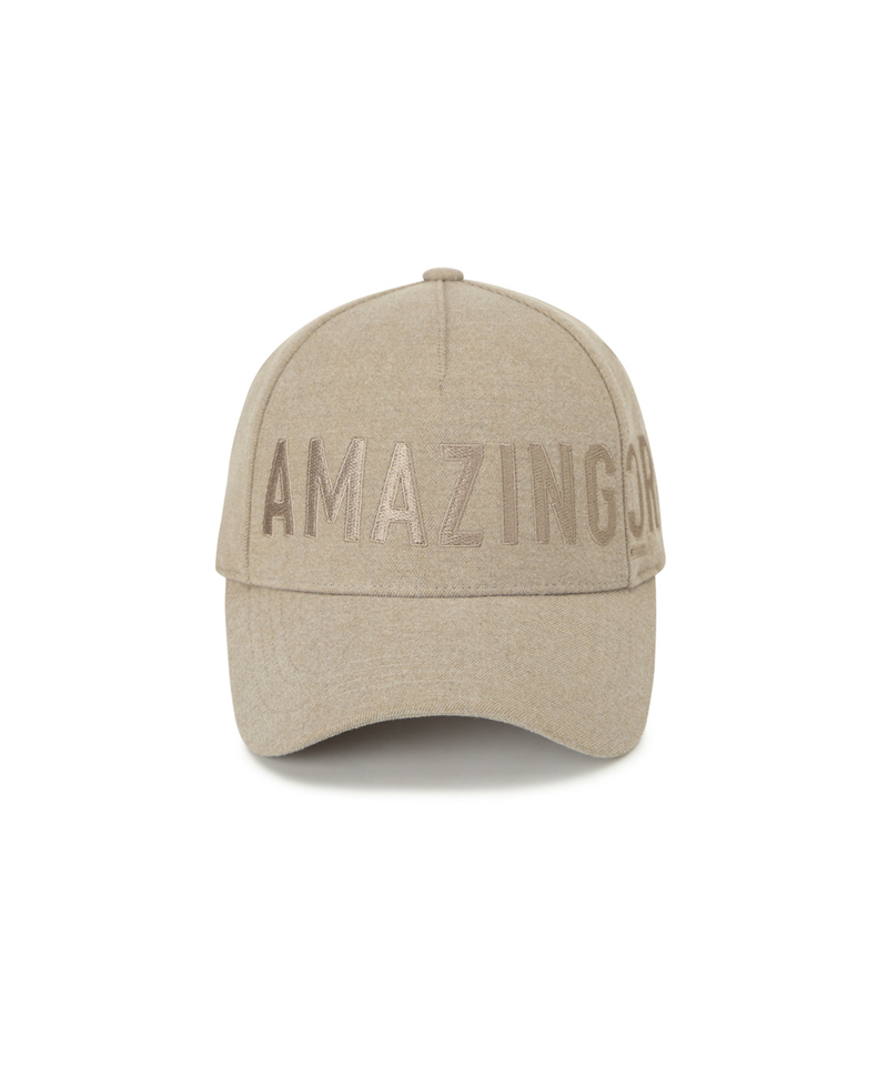Amazing Cre Unisex Wool Like Standard Cap - Light Beige