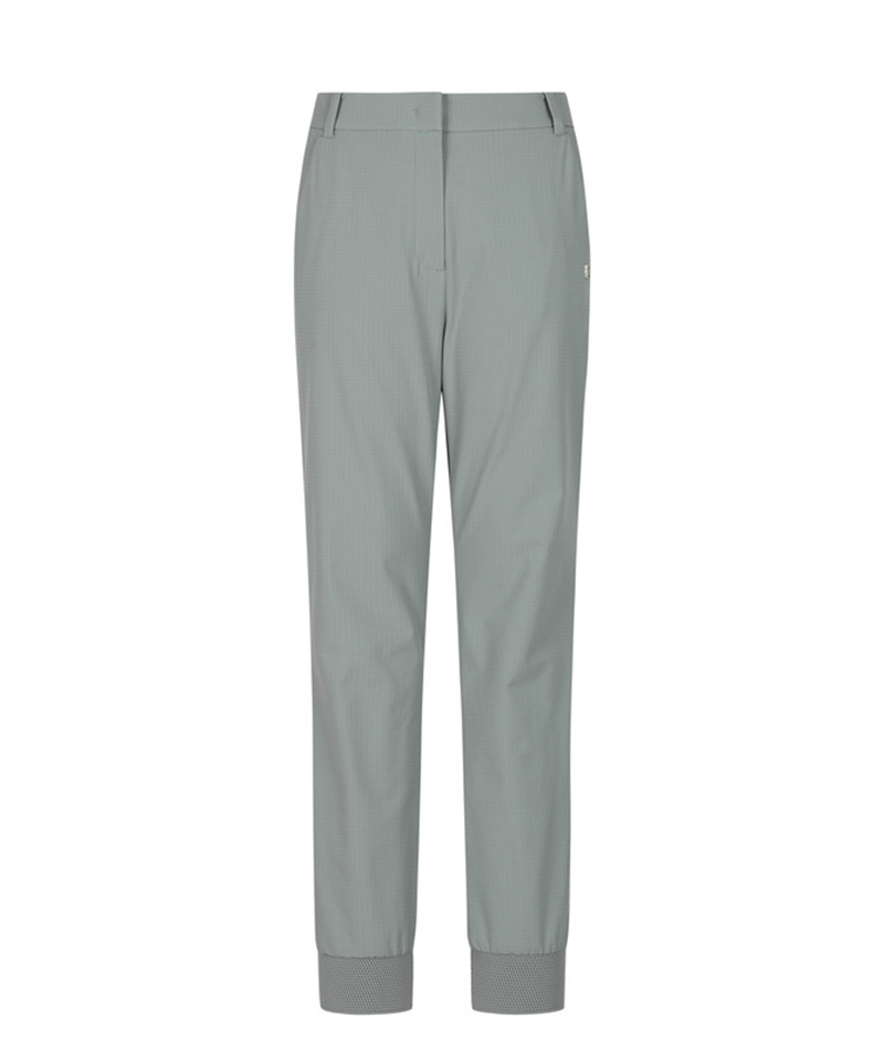 Light gray pants on a white background