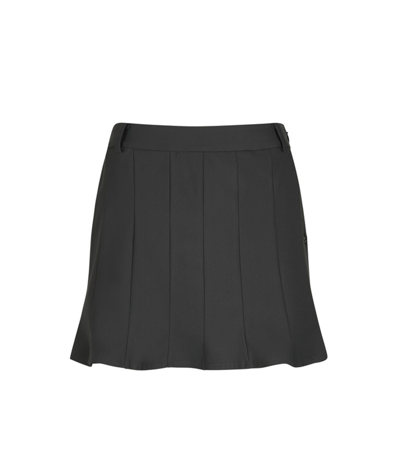 Amazing Cre Women's Clean Tech Slim Flared Skirt - Dark Grey