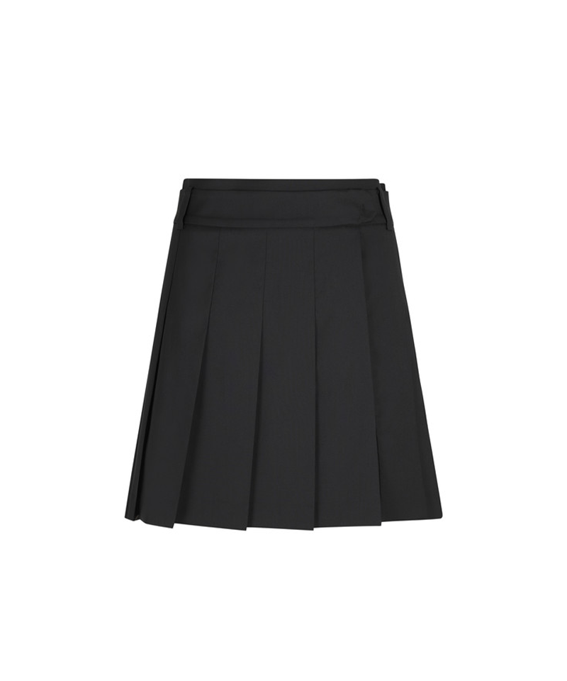 Amazing Cre Women's Ghost Pleats Golf Skirt - Black