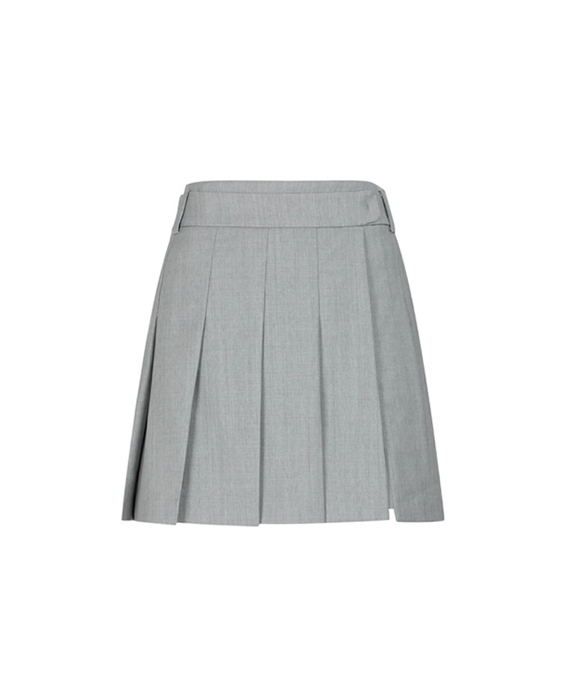 Amazing Cre Women's Ghost Pleats Golf Skirt - Grey