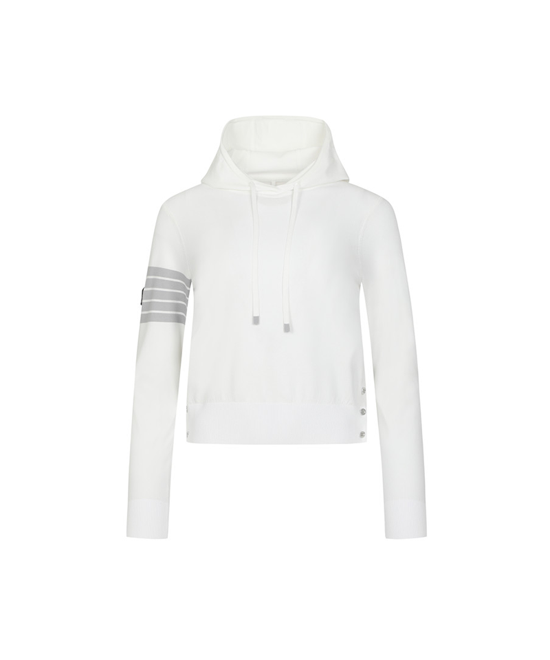 Amazing Cre Women's Ghost Hoodie Sweater - White