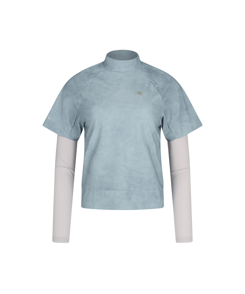 Amazing Cre Women's AD2 Aeroshield Accordio T-Shirt - Light Blue