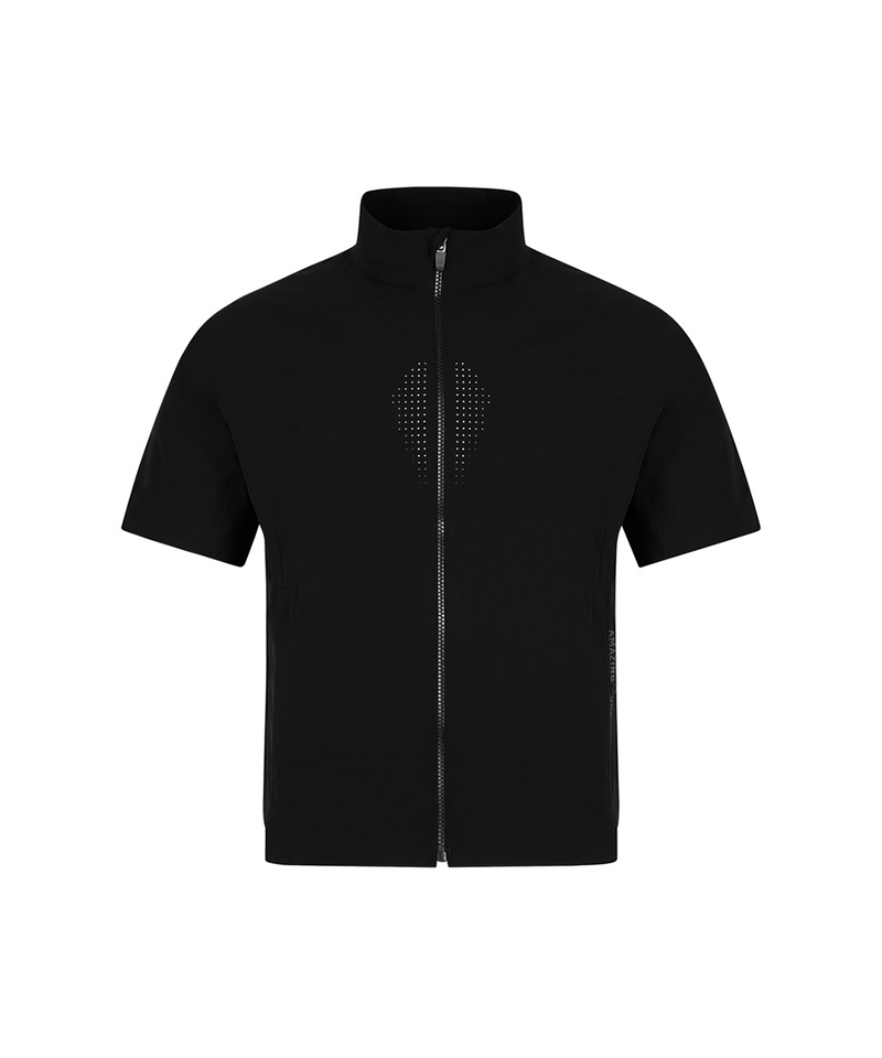 Amazing Cre Men's Aeroseam Tech Short Sleeve Jacket - Black