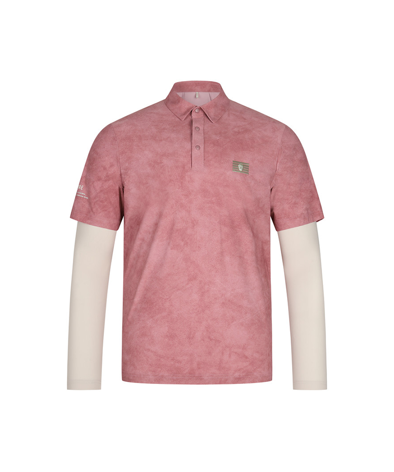 Amazing Cre Men's AD2 Aero Shield Smog Accordio T-Shirt - Pink