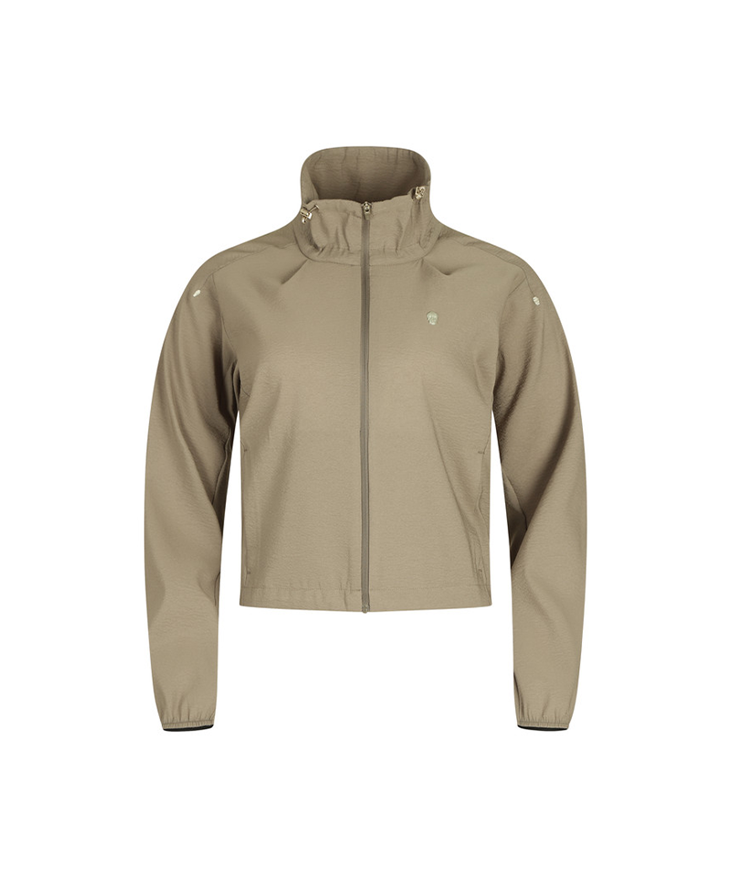 Amazing Cre Women's 365 Weather Gear Packable Short Jacket - Beige