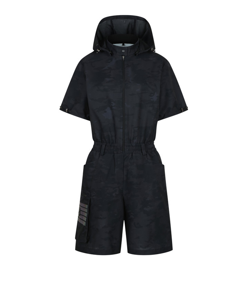 Amazing Cre Women air circuit typo smog jumpsuit - Black