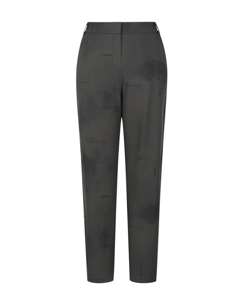 Amazing Cre Women's Air Circuit Typo Smog Accordio Pants - Dark Grey