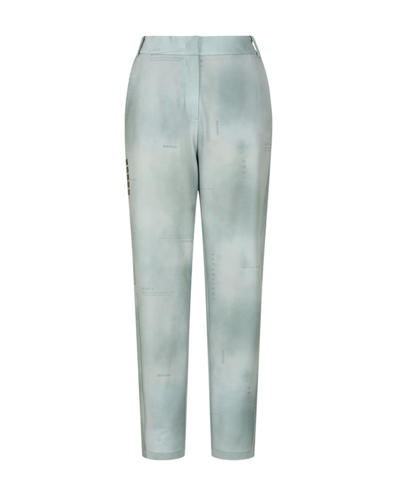 Amazing Cre Women's Air Circuit Typo Smog Accordio Pants - Light Grey
