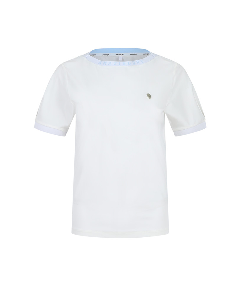 Amazing Cre Women's Technical Round T-Shirt - White