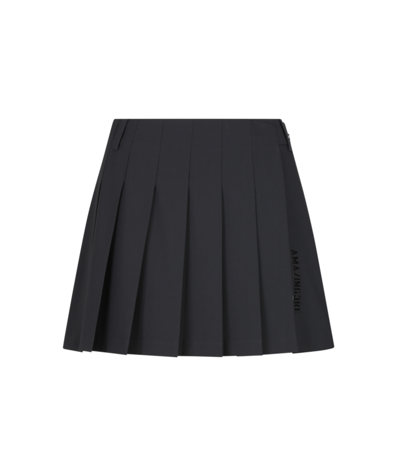Amazing Cre Women's Technical Pleated Skirt - Black