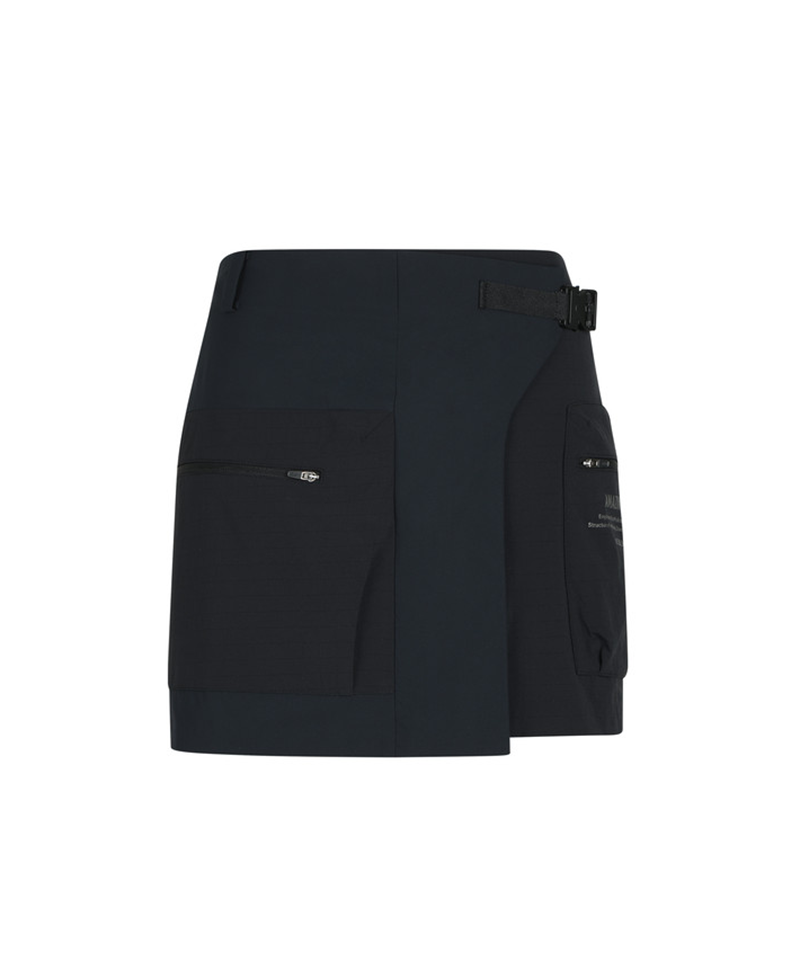 Amazing Cre Women's Air Circuit Cargo Golf Skirt - Black