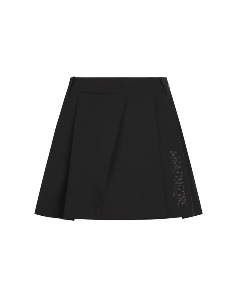 Amazing Cre Women's Aero Dynamic Pleated Skirt - Black