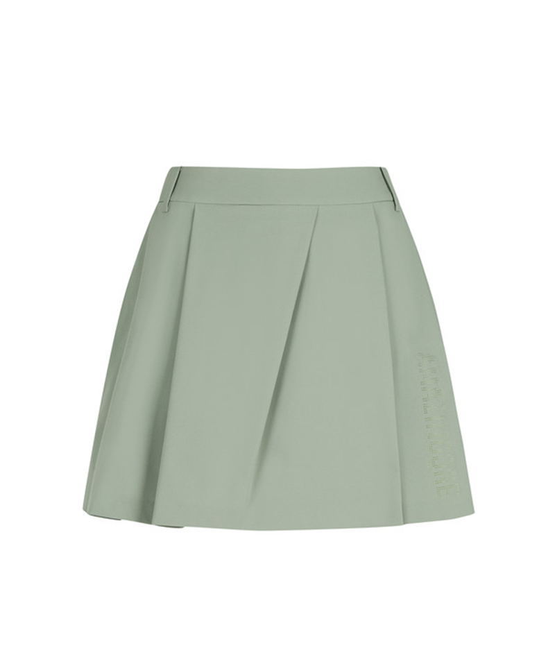 Amazing Cre Women's Aero Dynamic Pleated Golf Skirt - Dark Khaki