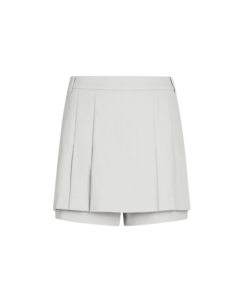Amazing Cre Women's Natural Tech Pleated Golf Culotte - White
