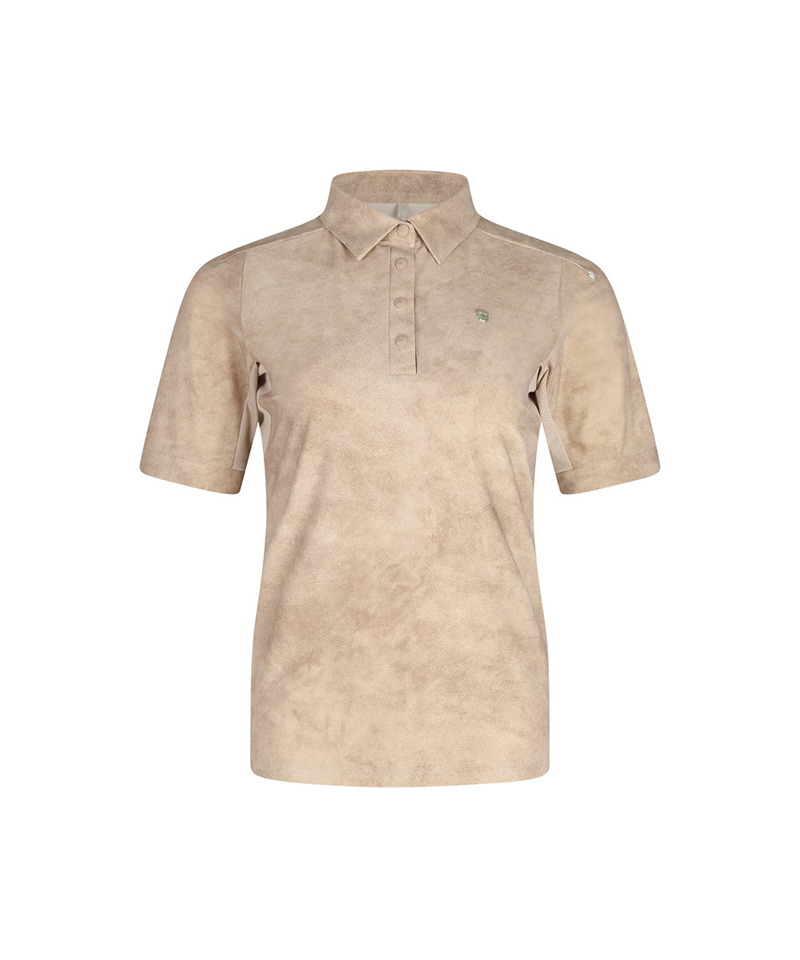 Amazing Cre Women's FI1 Somg Accordio T-Shirt - Beige