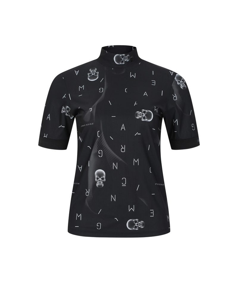 Amazing Cre Women's AI1 typo Alex Accordio T-Shirt - Black