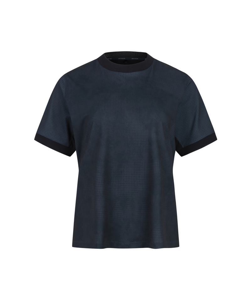 Amazing Cre Women's Air Circuit Hybrid High Neck T-Shirt - Black