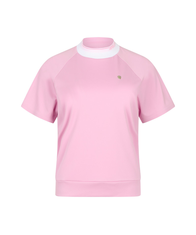 Amazing Cre Women 365 weather gear water block accordio T-shirt2 - Pink