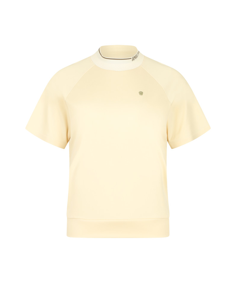Amazing Cre Women 365 weather gear water block accordio T-shirt2 - Yello