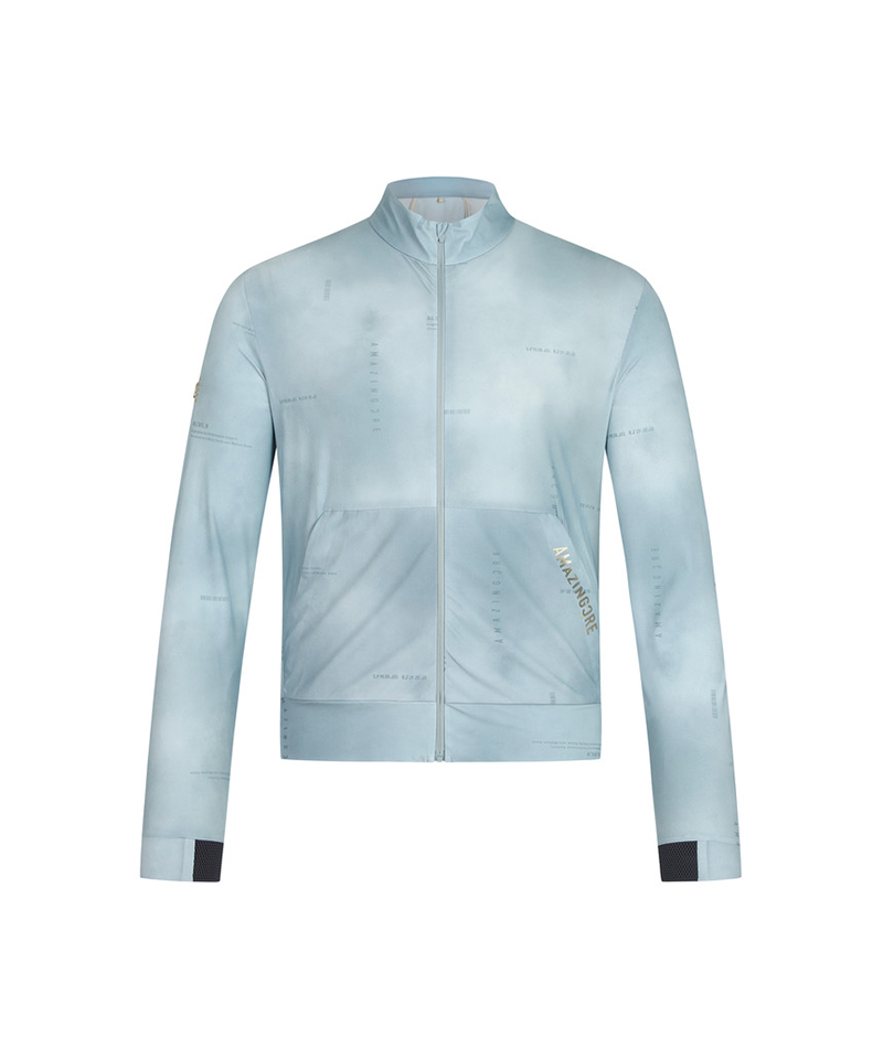 Amazing Cre Men's 365 Weather Tech Jersey Jacket - Light Blue
