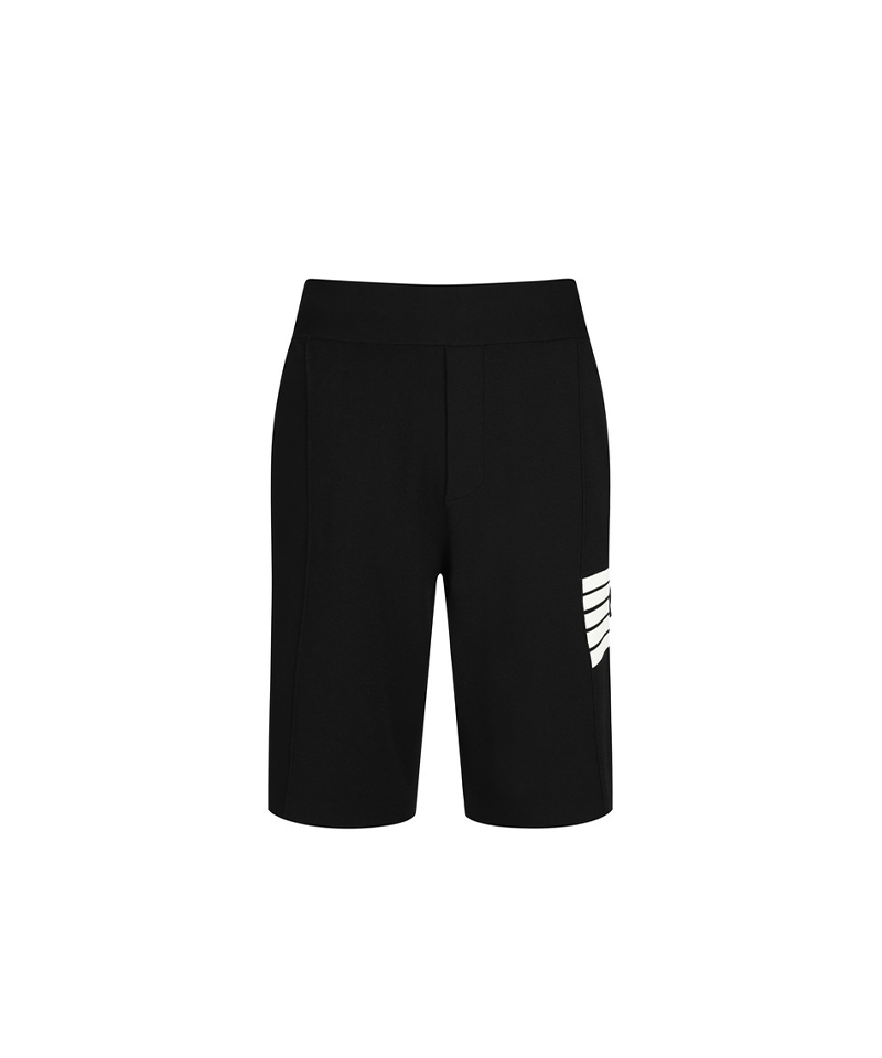 Amazing Cre Men's Ghost Sweater Short Pants - Black