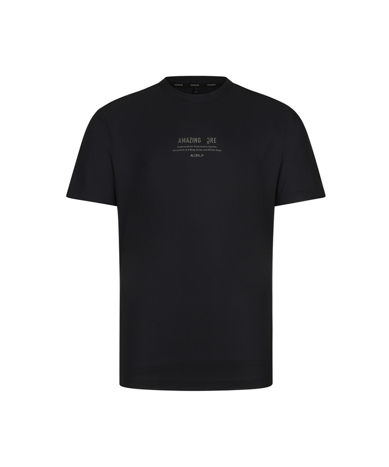 Amazing Cre Ubisex Basic Round T-Shirt - Black