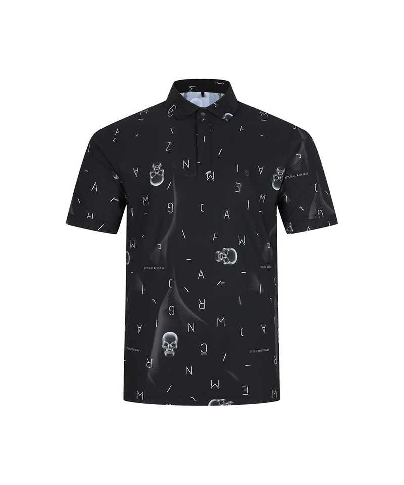 Amazing Cre Men's AI1 typo Alex accordio T-Shirt - Black