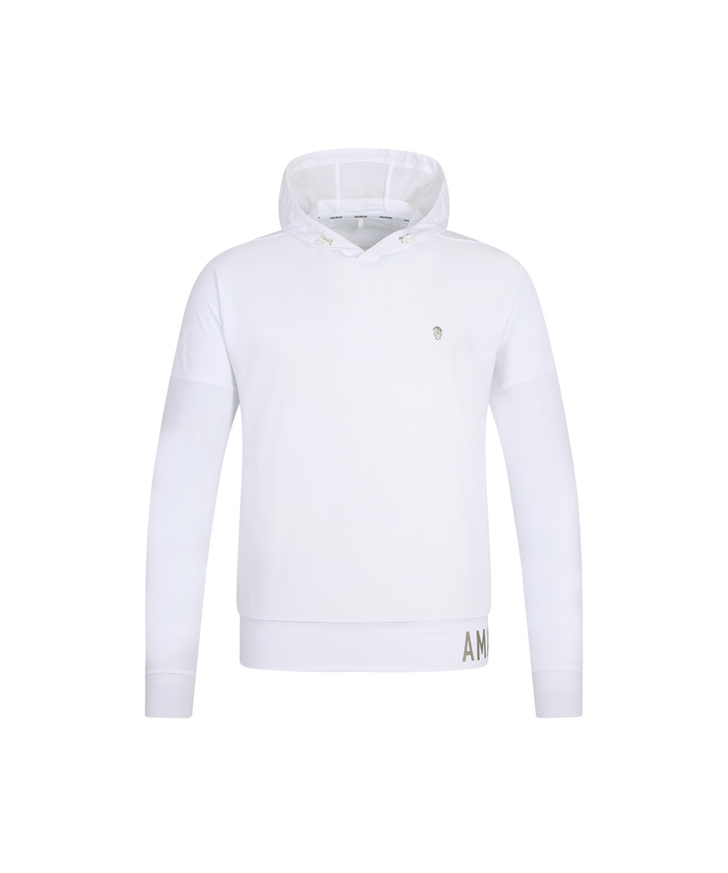 Amazing Cre Men's 365 Weather Gear Aeroshield Hoodie T-Shirt - White