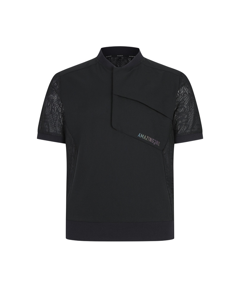 Amazing Cre Men's AI1 air circuit hybrid T-Shirt - Black