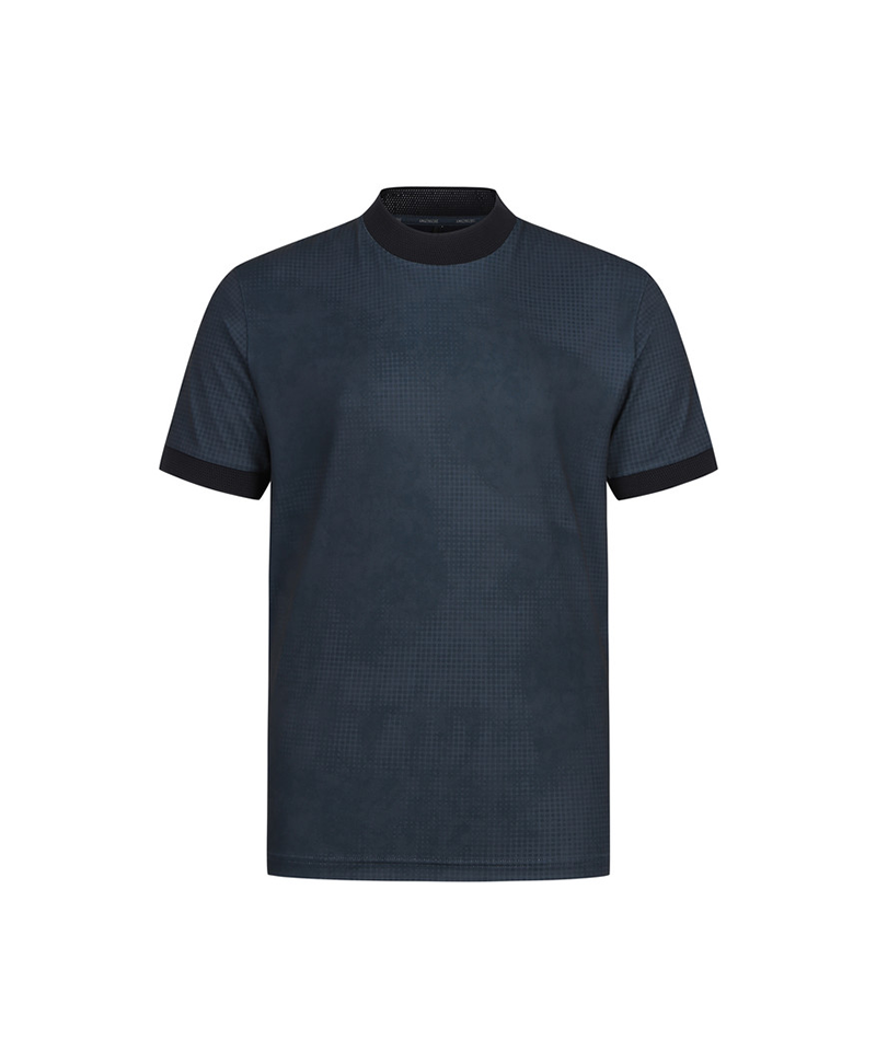 Amazing Cre Men Air Circuit Hybrid High Neck T-Shirt - Black