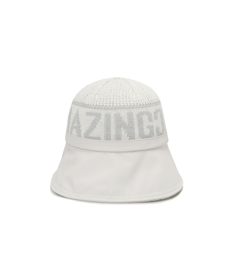 Amazing Cre Hybrid Knit Hat - White